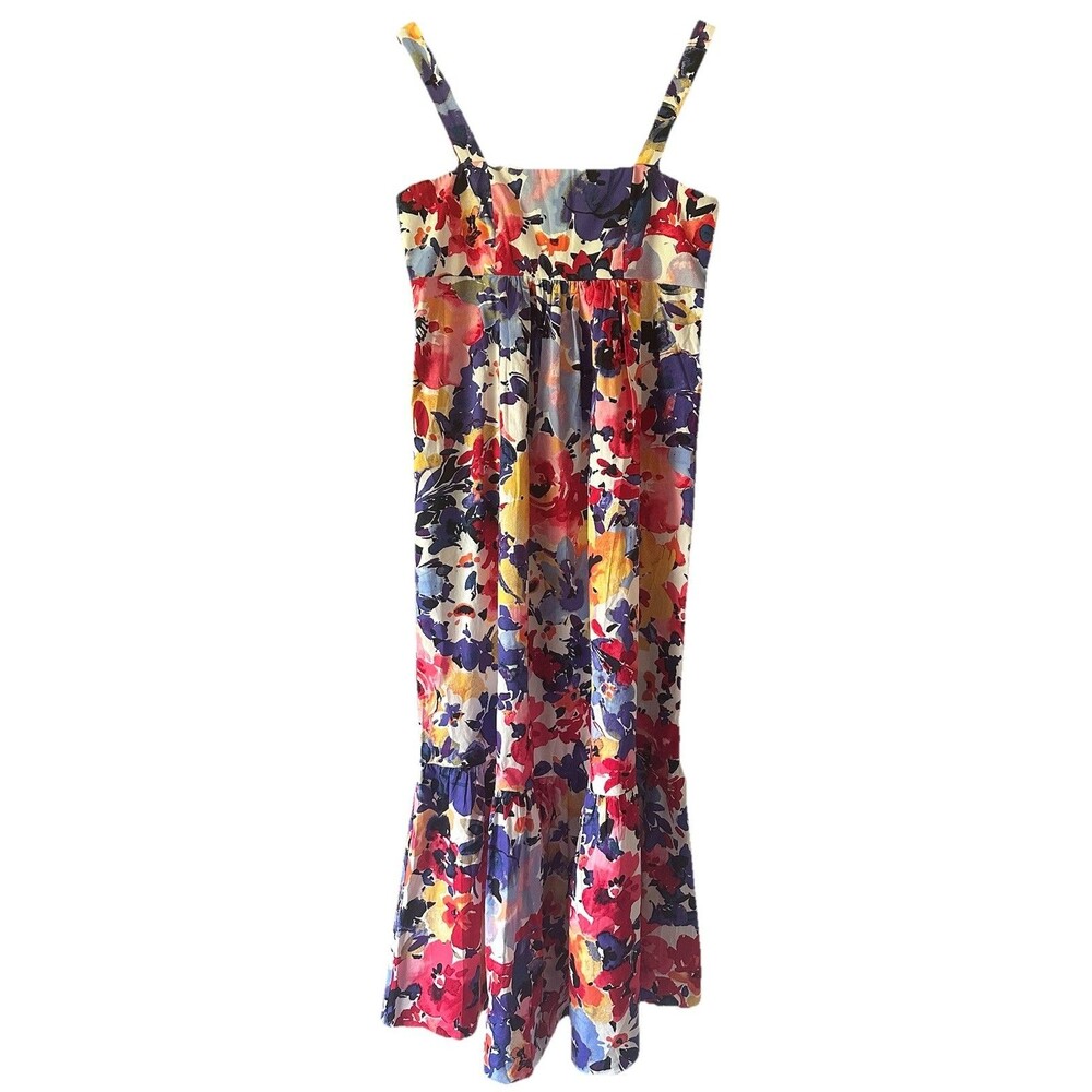 London Times Sleeveless Size 4 Women’s Summer Dress Multicolor